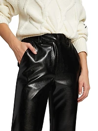 Melbrooke Faux Leather Trousers