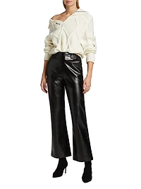 Melbrooke Faux Leather Trousers