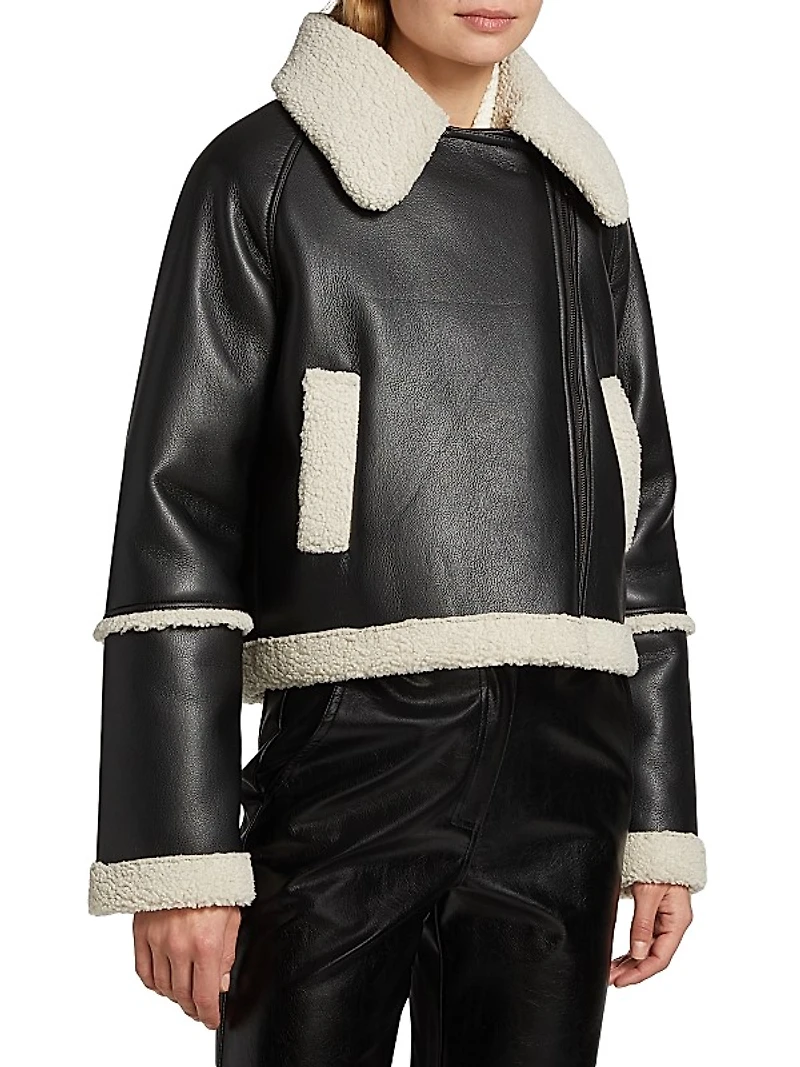 Chrisley Faux Leather Moto Jacket