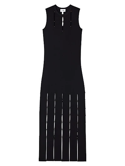 Embellished Stretch Knit Gown