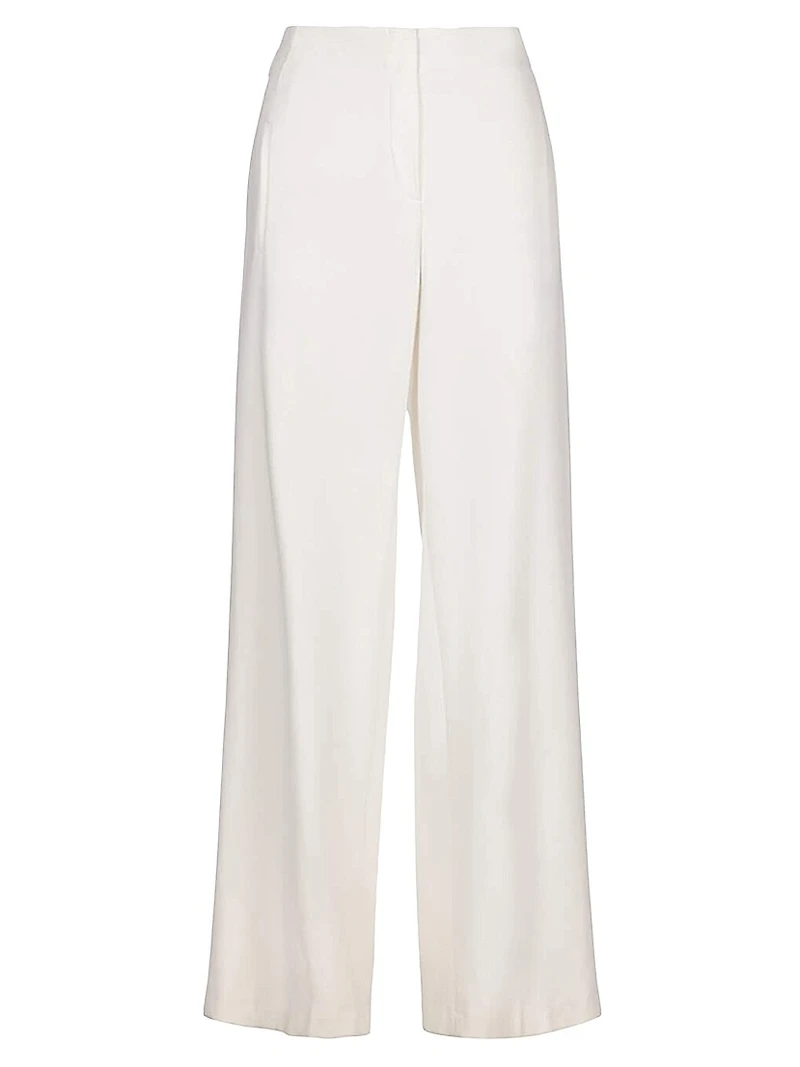 Preston Crepe Wide-Leg Pants