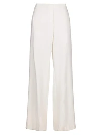 Preston Crepe Wide-Leg Pants