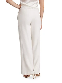 Preston Crepe Wide-Leg Pants