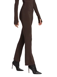 High-Waisted Boot-Cut Pants