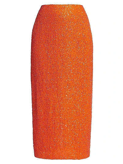 Luciernaga Sequined Midi Skirt