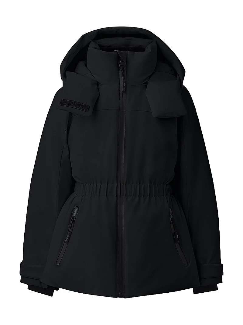 Little Girl's & Moon-T Stretch Down Ski Jacket