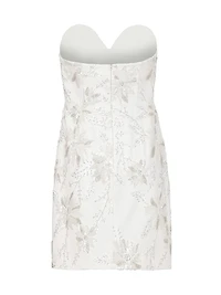 Ronni Cady Embroidered Sheath Dress