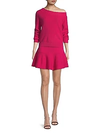 One-Shoulder Wool Sweater