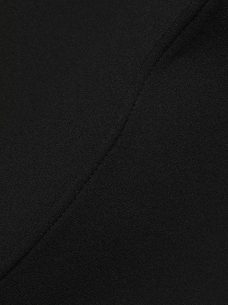 Bonded Crepe Column Gown