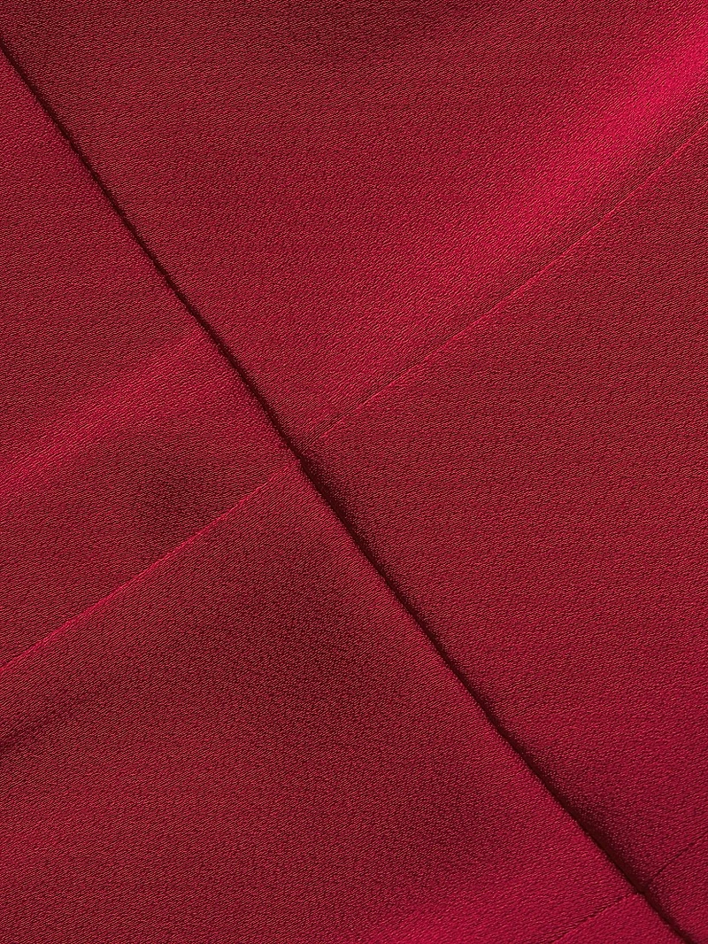 Satin One-Shoulder Column Gown