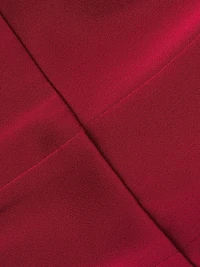 Satin One-Shoulder Column Gown