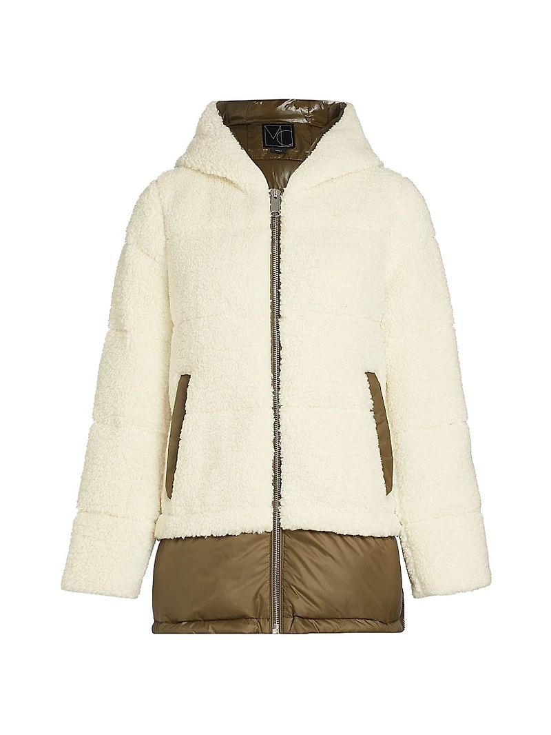 Milan Sherpa & Nylon Coat