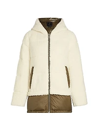 Milan Sherpa & Nylon Coat