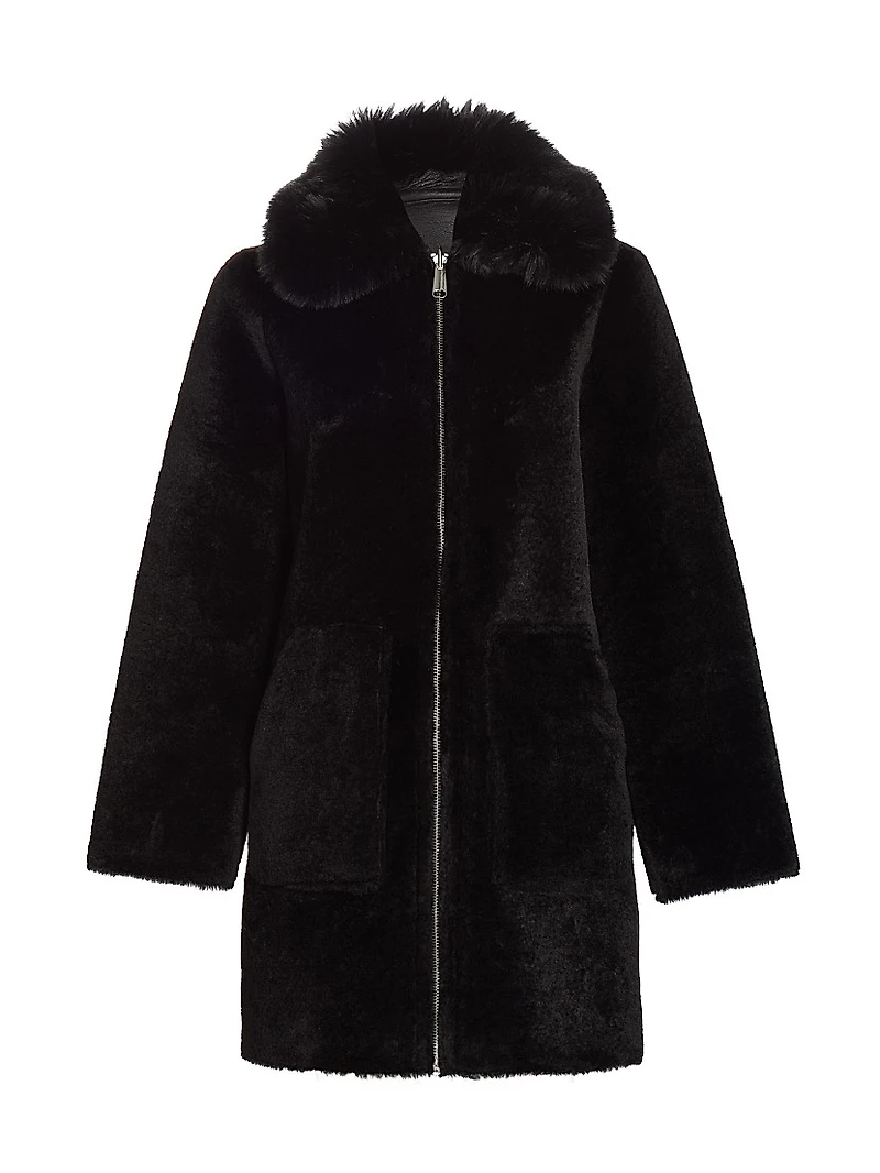 Alison Reversible Sherpa Coat