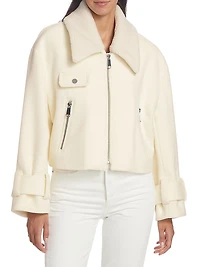 Marisa Cropped Wool Jacket