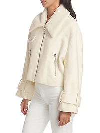 Marisa Cropped Wool Jacket
