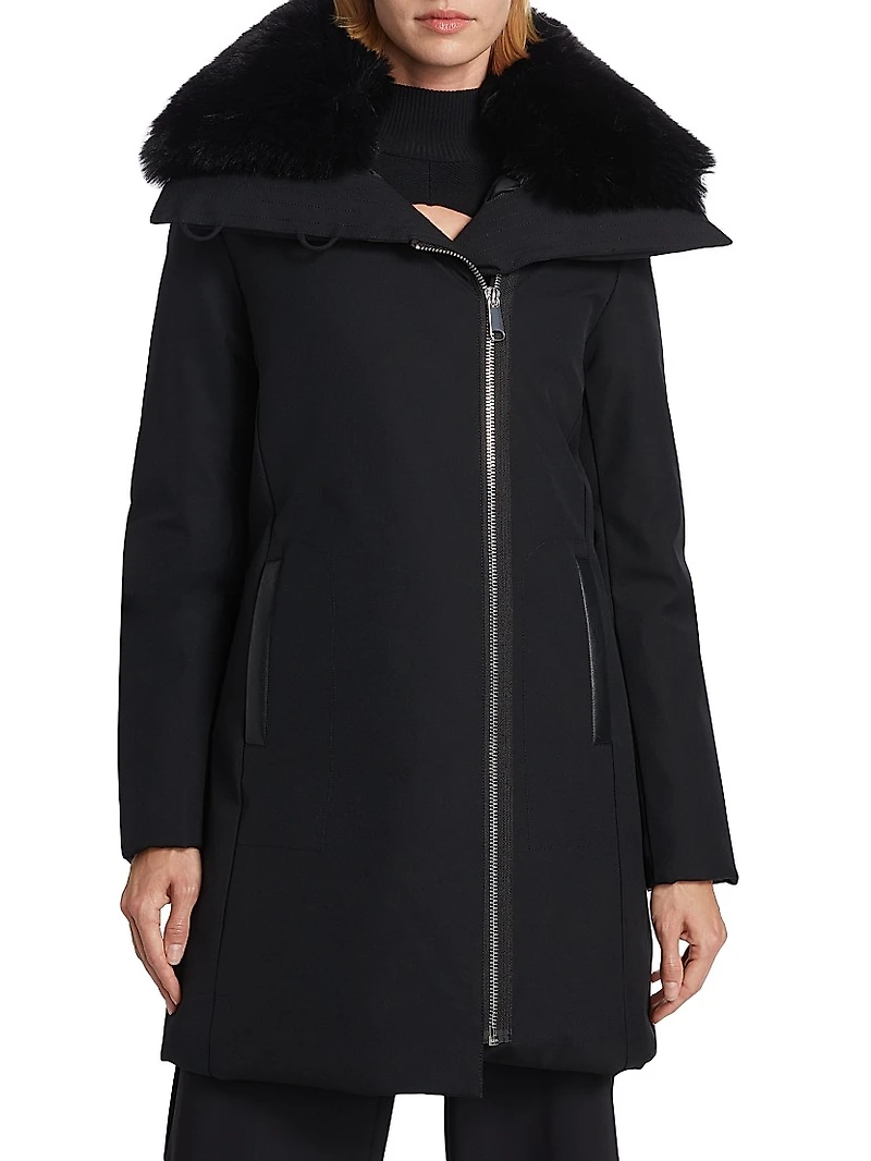 Betsy Asymmetric Down Parka