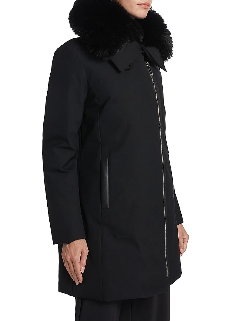 Betsy Asymmetric Down Parka