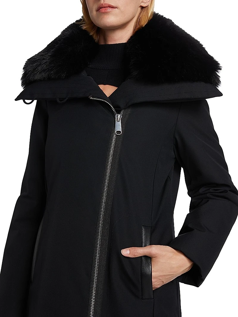 Betsy Asymmetric Down Parka