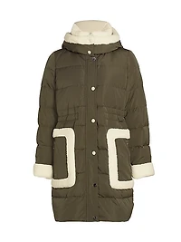 Liz Sherpa-Trim Puffer