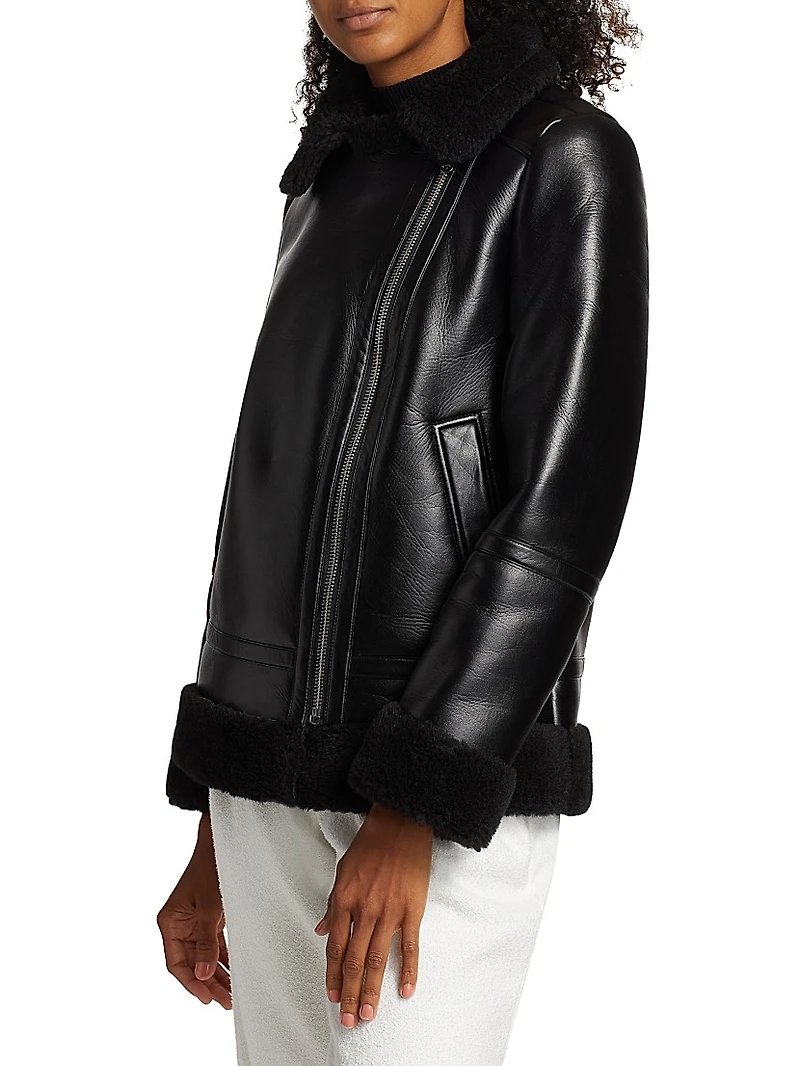 Amy Faux Leather Moto Jacket