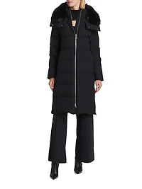 Ella Faux Fur-Trim Down Parka