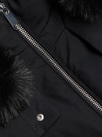 Ella Faux Fur-Trim Down Parka