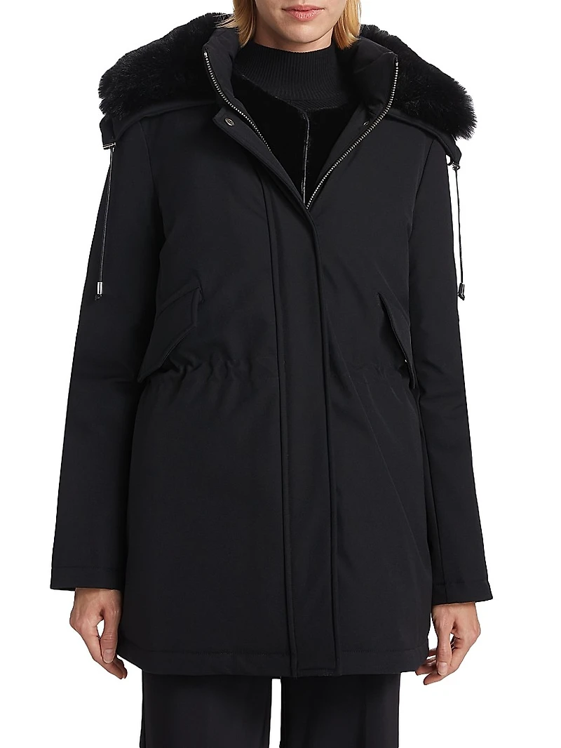 Ani 2-In-1 Hooded Down Parka