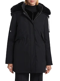 Ani 2-In-1 Hooded Down Parka