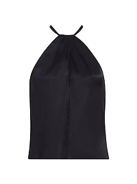 Edwige Silk Halter Top