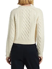 Coras Wool Cable-Knit Sweater