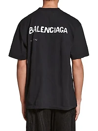 Hand Drawn T-Shirt Large Fit