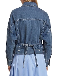 E24 Belted Denim Jacket