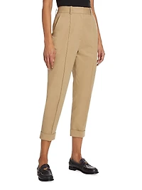 Cropped Carrot Trousers