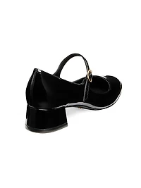 Vivienne 35MM Leather Mary Jane Pumps