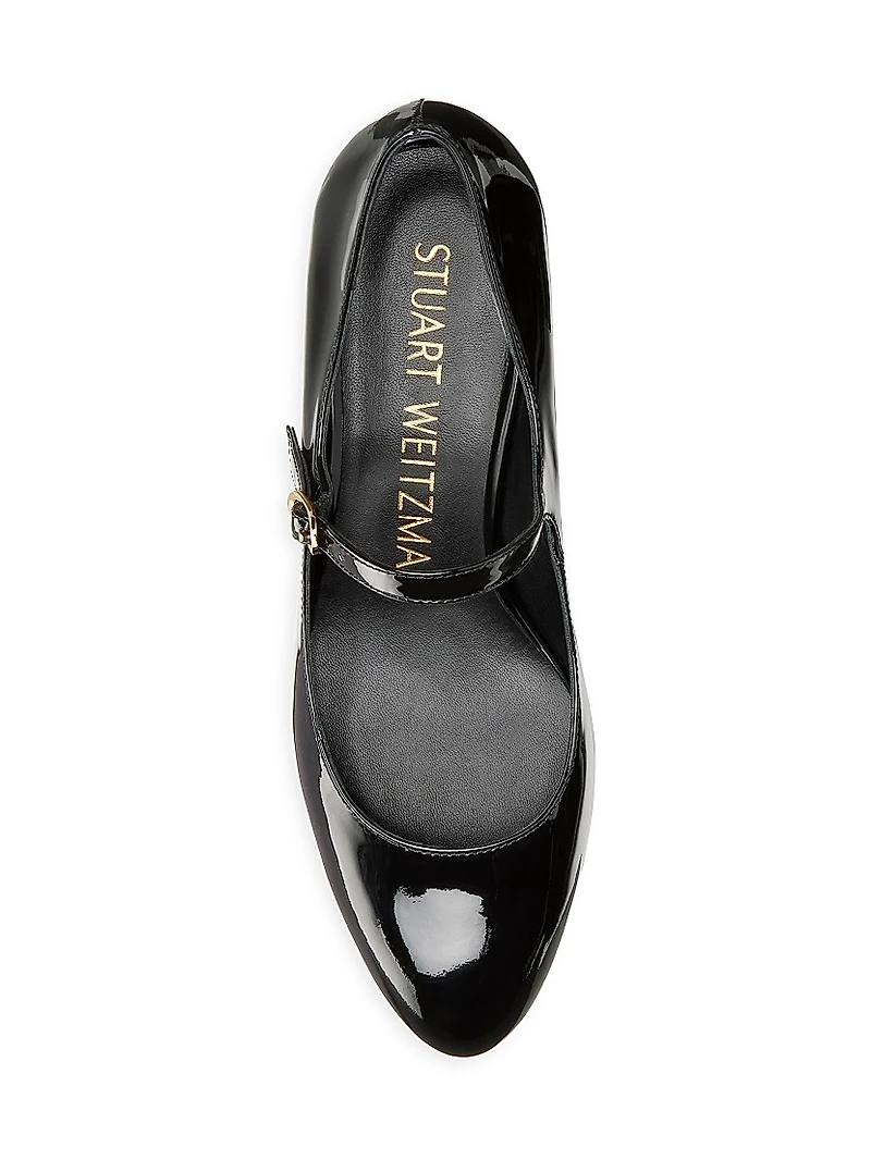 Vivienne 35MM Leather Mary Jane Pumps