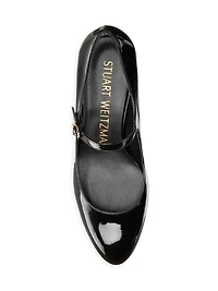Vivienne 35MM Leather Mary Jane Pumps