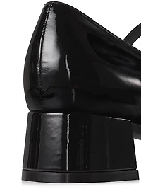 Vivienne 35MM Leather Mary Jane Pumps