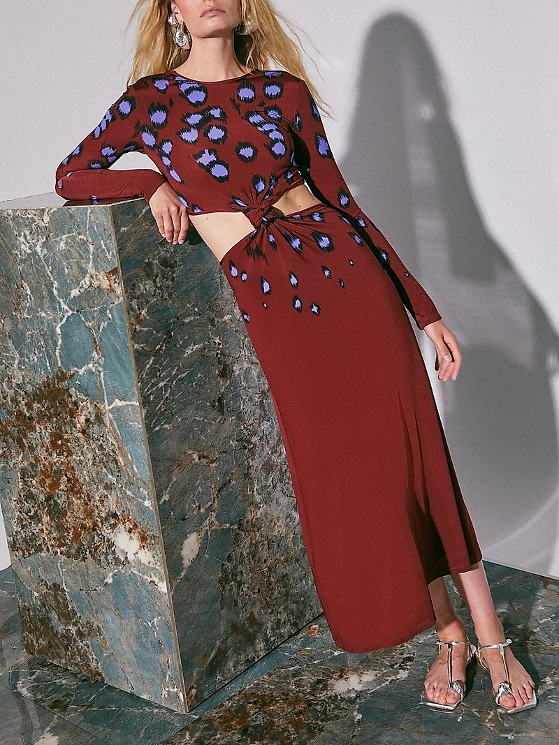 Bold Knots Midi-Dress