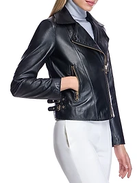 Lambskin Biker Jacket