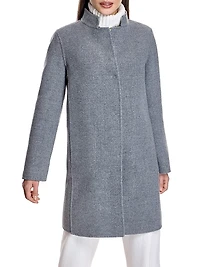 Reversible Microcheck Coat