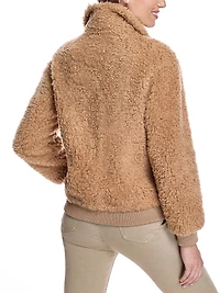 Teddy Lambswool Bomber Jacket