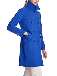 Double-Breasted Wool Coat