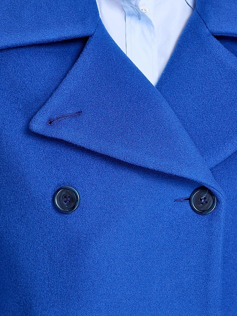 Double-Breasted Wool Coat