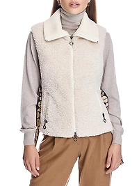 Shearling Lamb & Quilted Shell Vest