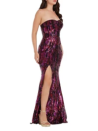Nikita Sequin Tulle Mermaid Gown