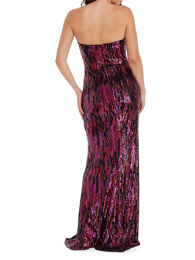 Nikita Sequin Tulle Mermaid Gown