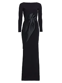Shui Stretch Long-Sleeve Gown