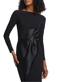Shui Stretch Long-Sleeve Gown