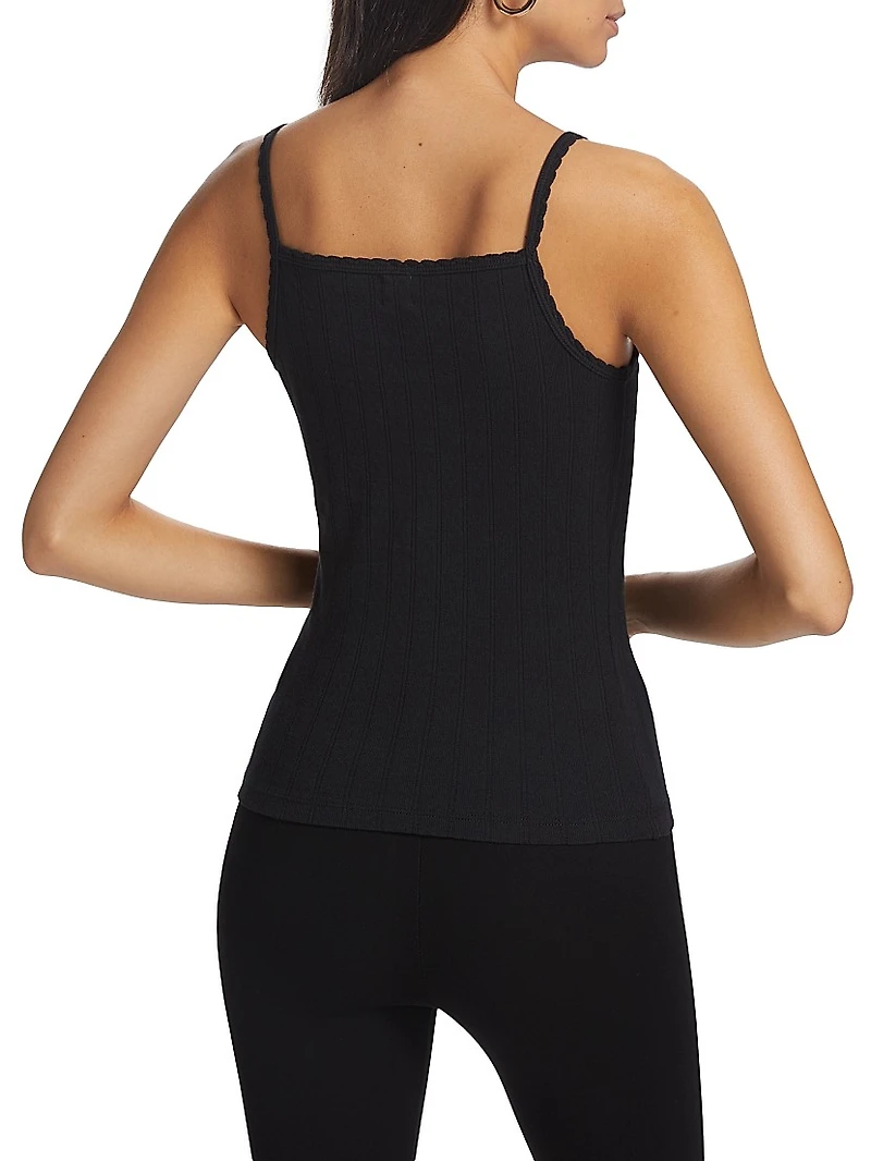 Pointelle-Knit Classic Tank
